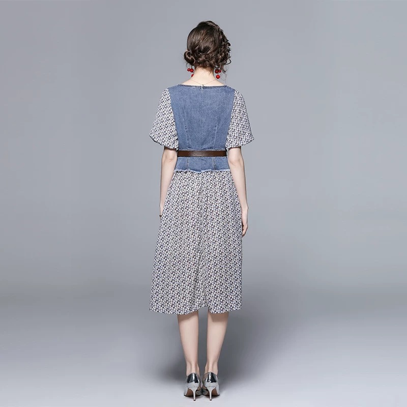 Take a hint denim dress & belt DD99 images